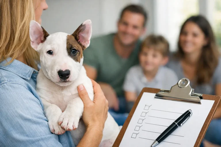 Bull Terrier Breeder Checklist for Families